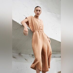 Eve Gravel Rosie Jumpsuit in Caramel